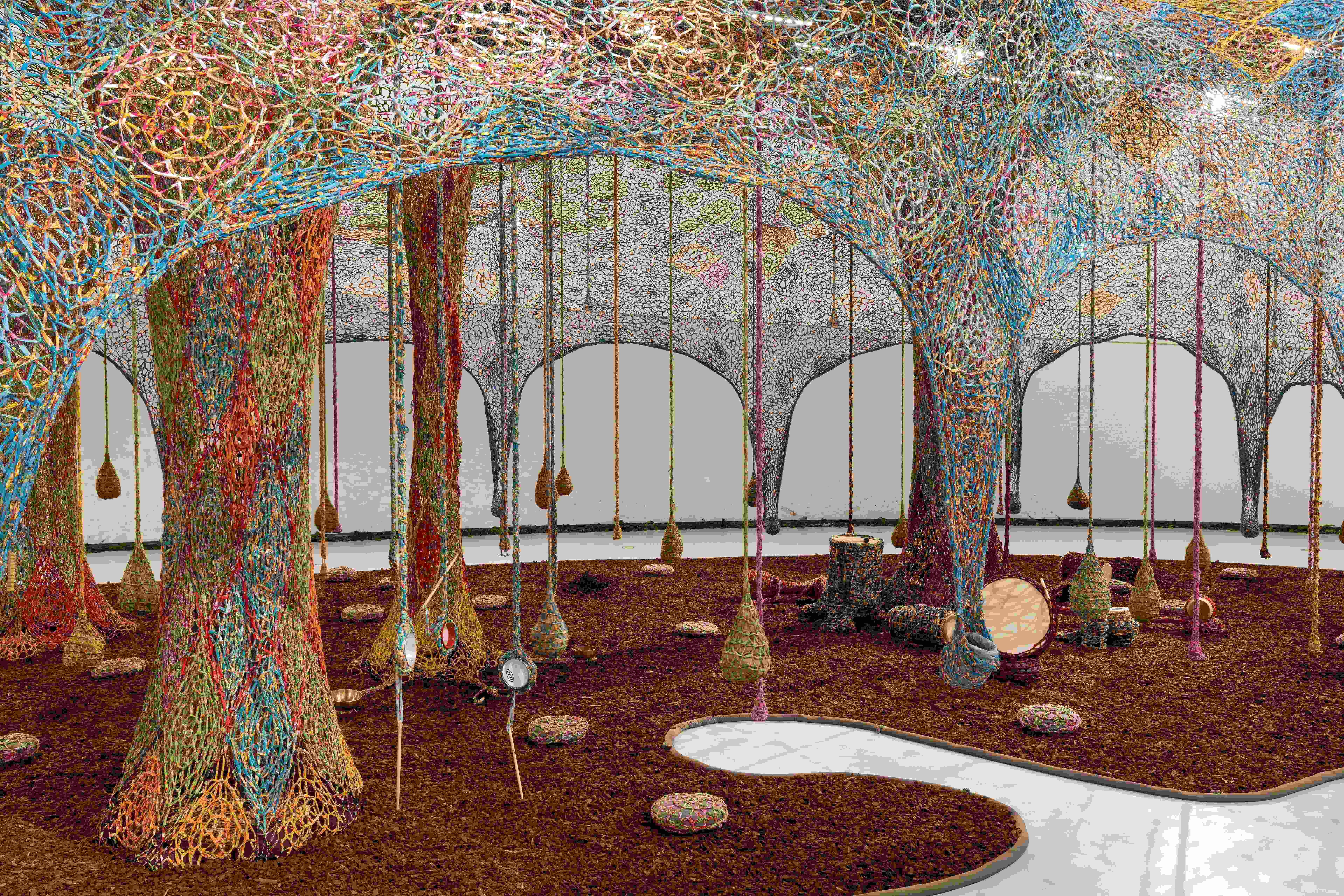 vista de exposição: ernesto neto